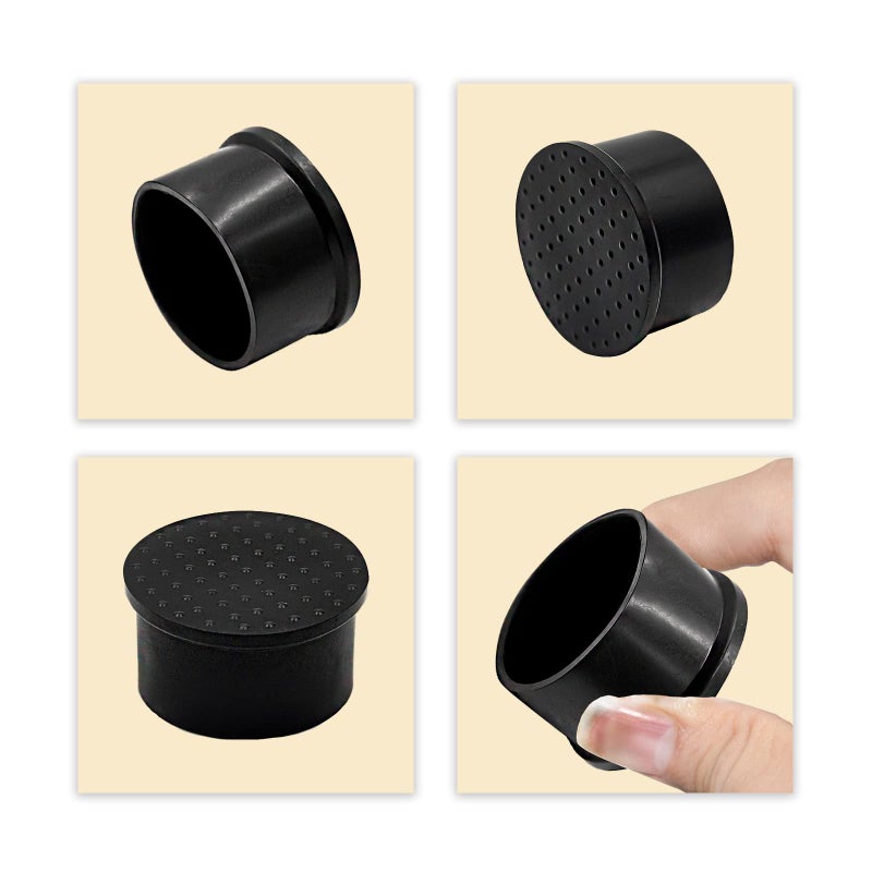 Flyshop 8Pcs Large Chair Leg Caps Non-Marking PVC Chair Leg Floor Protectors Round Furniture Table Covers, 2-Inches, 50mm - Image 5